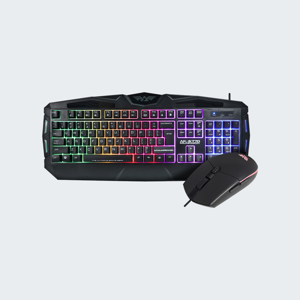 ARMAGGEDDON KEYBOARD + MOUSE COMBO KALASHNIKOV AK-6770