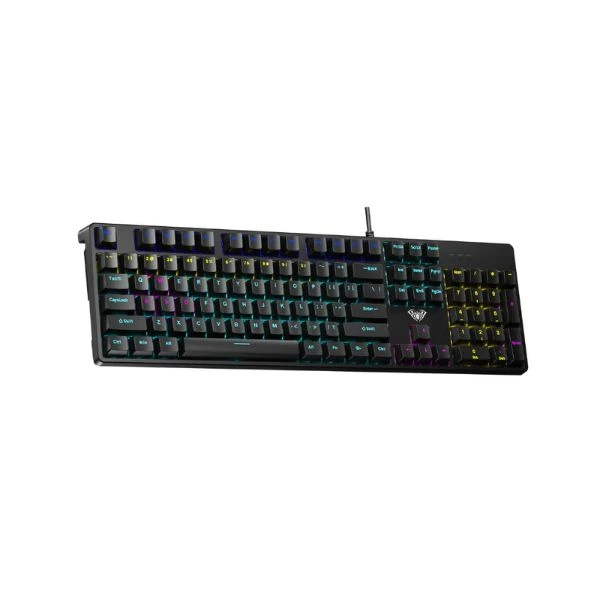 AULA S2022 PRO WIRED MECHANICAL GAMING KEYBOARD - BLACK - RED SWITCH