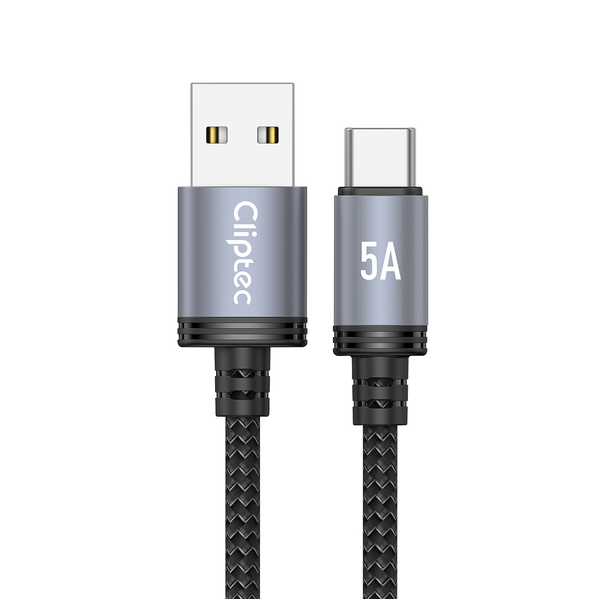 Cliptec USB TO TYPE C FAST CHARGING 5A CABLE 2.0M