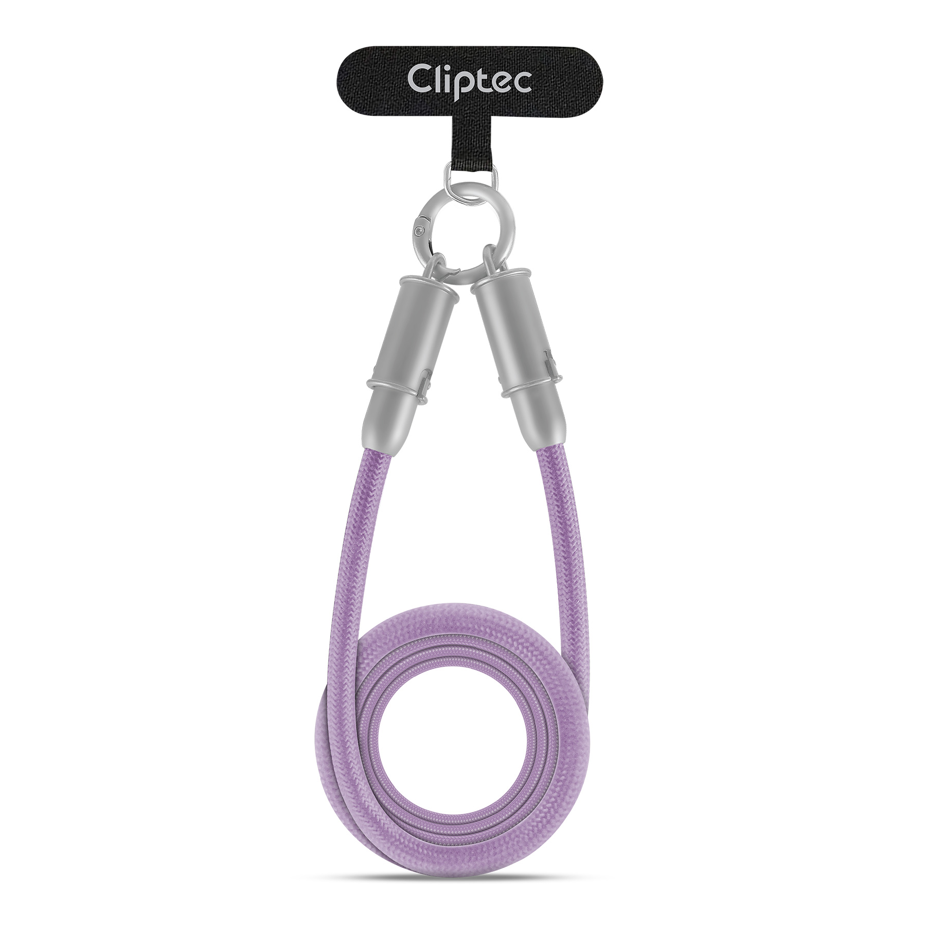 Cliptec 2 IN 1 MOBILE PHONE LANTARD WITH TYPE-C TO TYPE-C 60W CHARGING CABLE 60W 1.2M