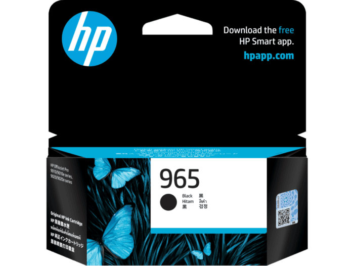 HP 965 BLACK INK CATRIDGE