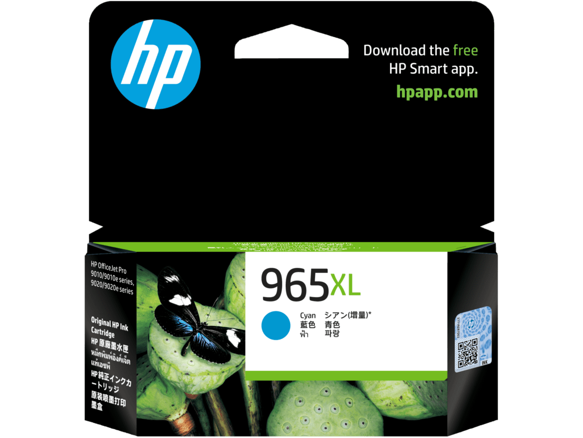 HP 965XL CYAN INK CARTRIDGE