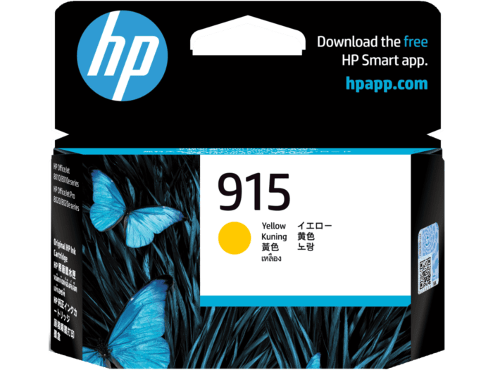HP 915 YELLOW INK CARTRIDGE 3YM17AA