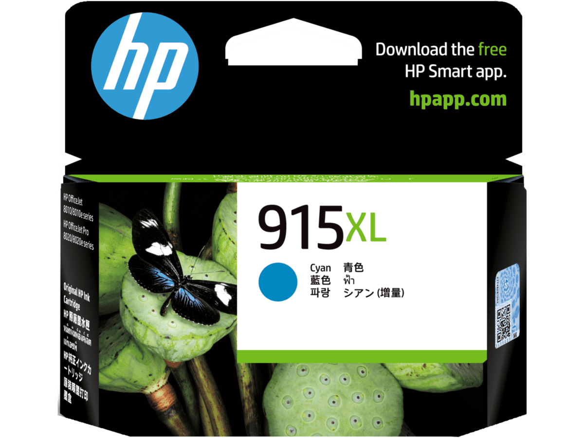 HP 915XL CYAN INK CARTRIDGE