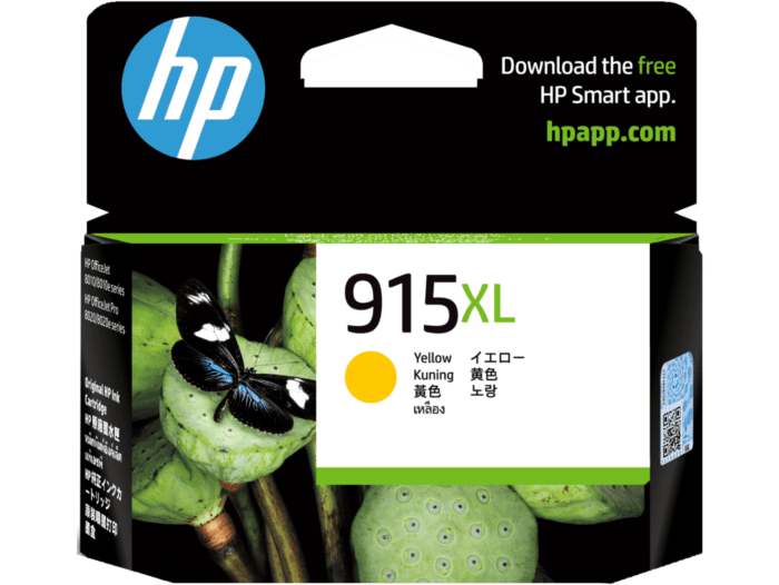 HP 915XL YELLOW INK CARTRIDGE