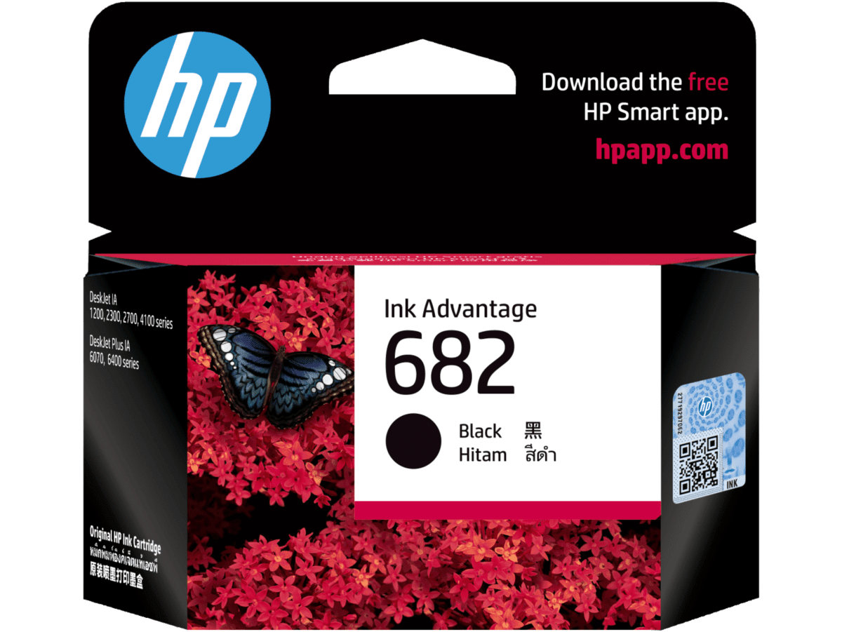 HP 682 BLACK INK CARTRIDGE