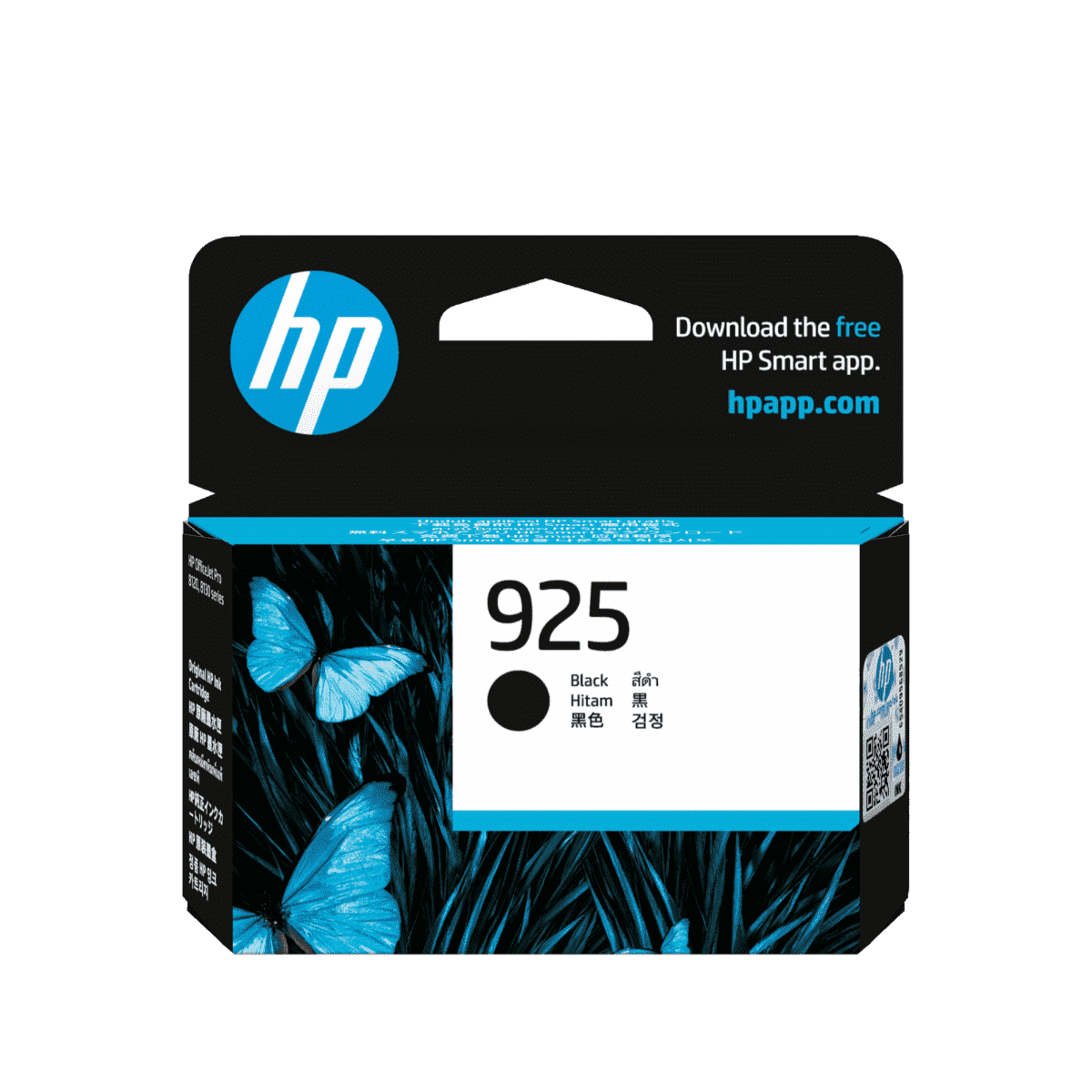HP 925 BLACK ORIGINAL INK CARTRIDGE