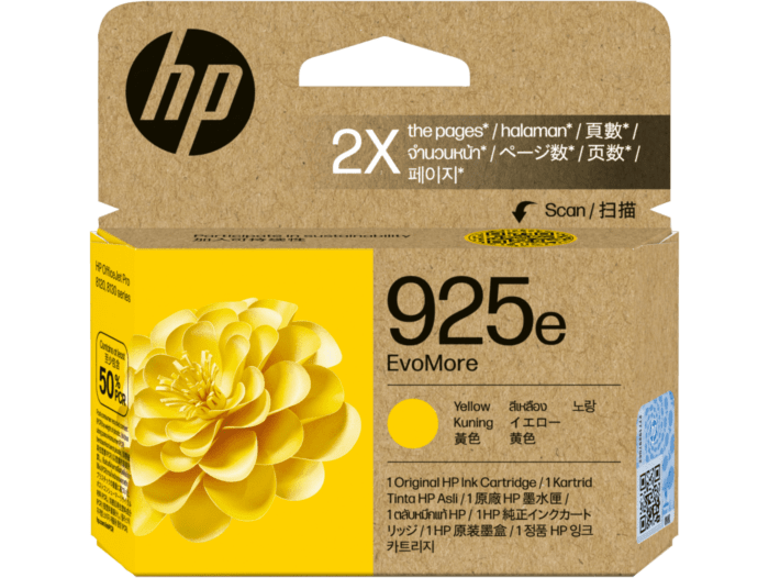 HP 925E EVO MORE YELLOW INK - 800 PAGES