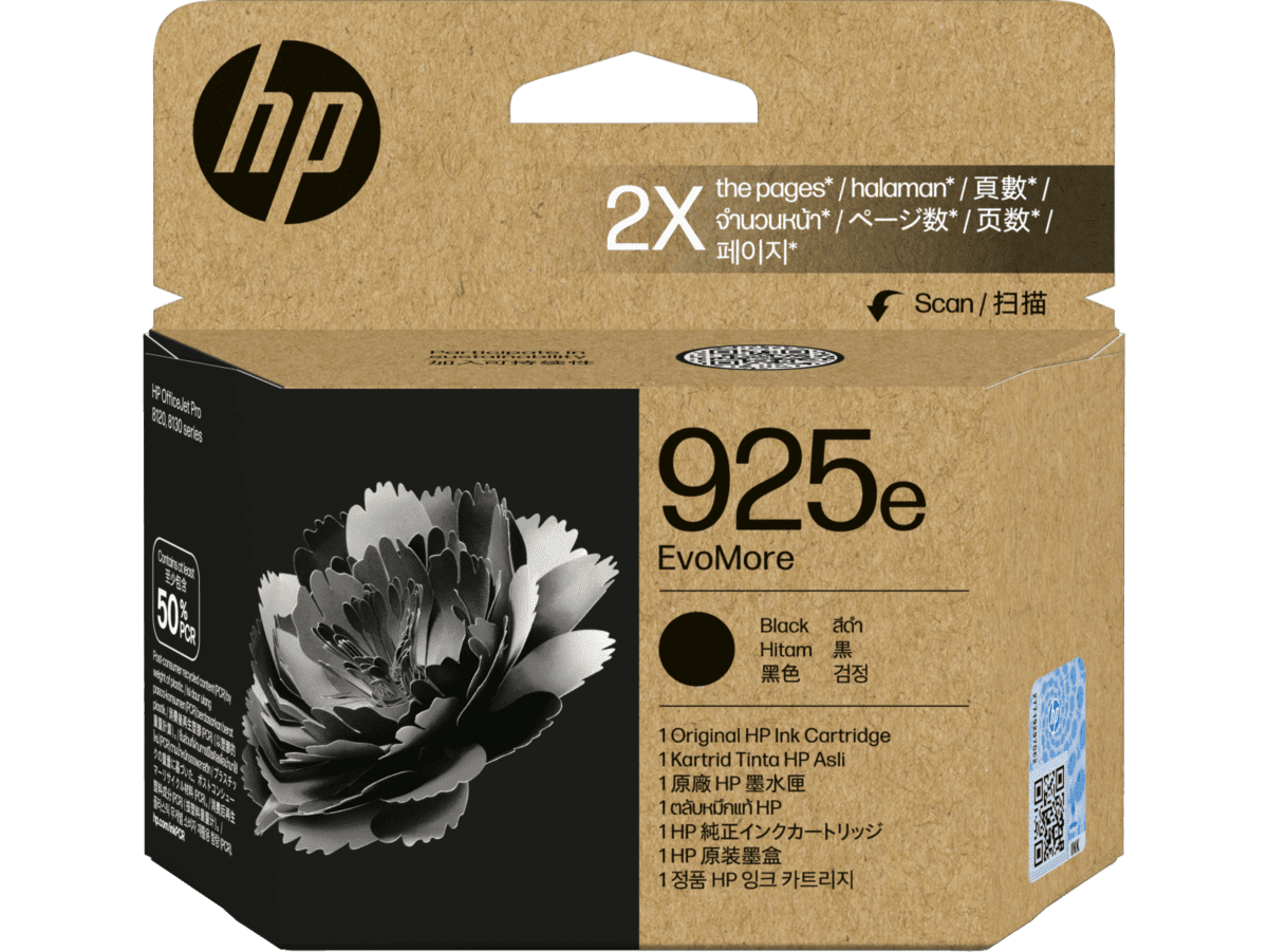 HP 925E EVO MORE BLACK INK - 1000 PAGES