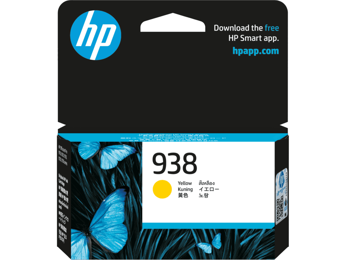 HP 938 YELLOW INK CATRIDGE