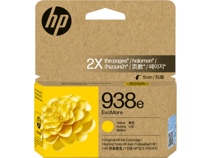 HP 938E EVOMORE ORIGINAL INK - YELLOW