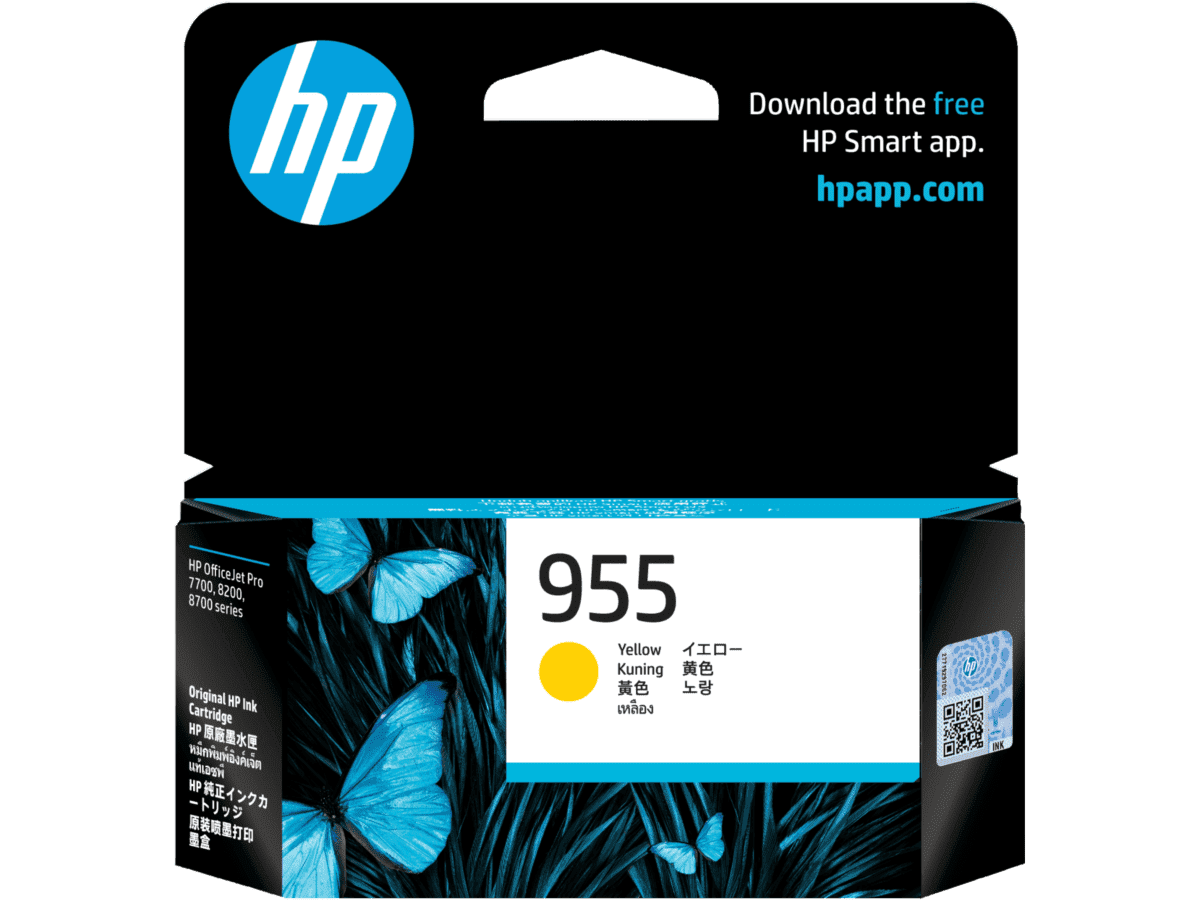 HP 955 YELLOW ORIGINAL INK CARTRIDGE