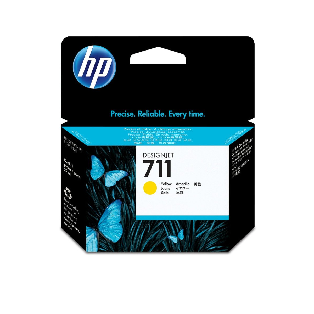HP 711 29-ML YELLOW INK
