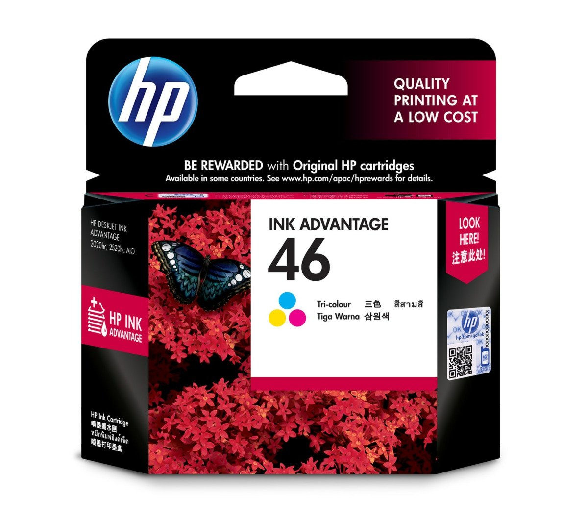 HP #46 TRI COLOR INK