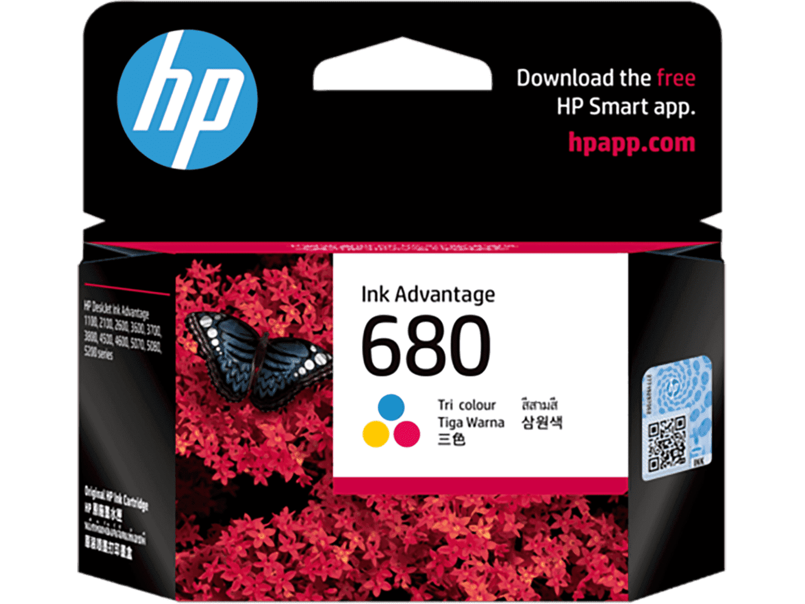 HP 680 TRI-COLOR INK CARTRIDGE