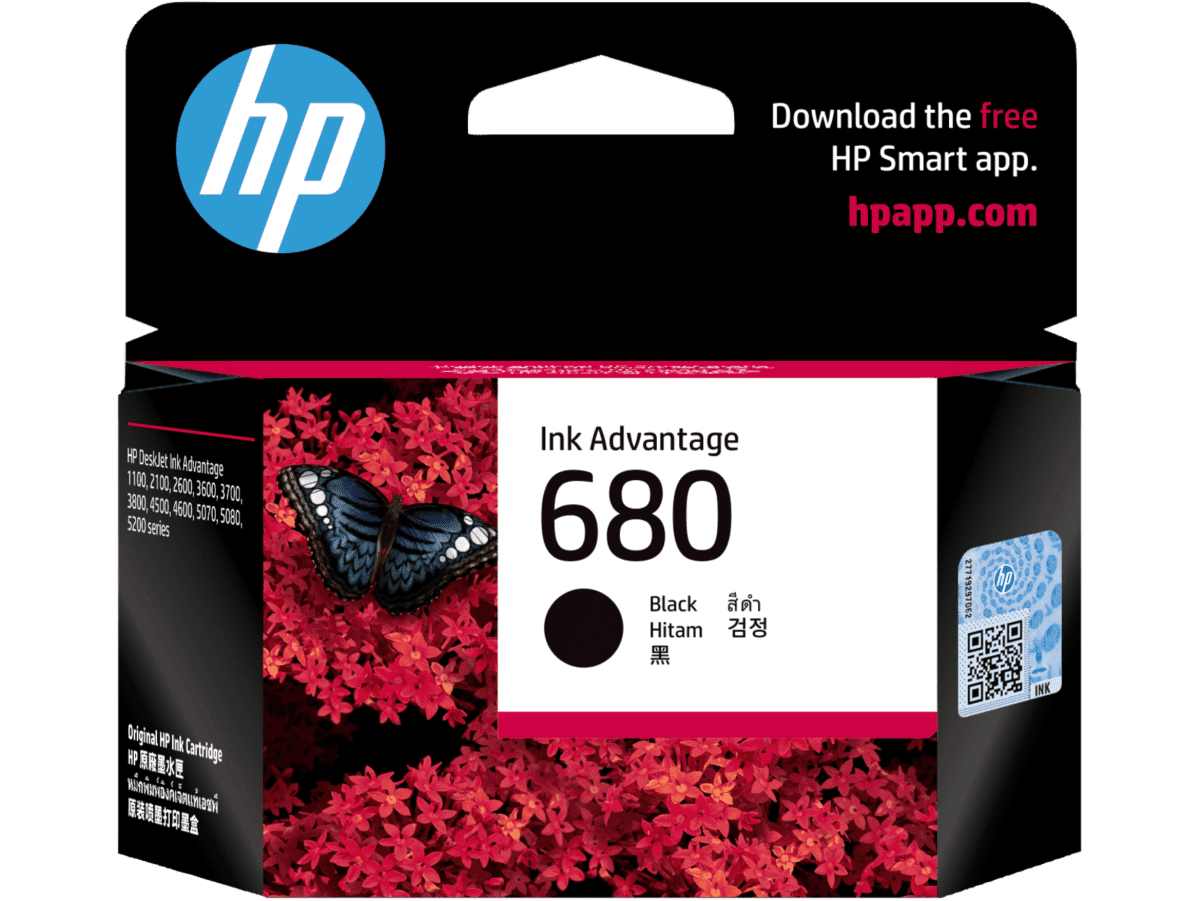 HP 680 BLACK INK CARTRIDGE