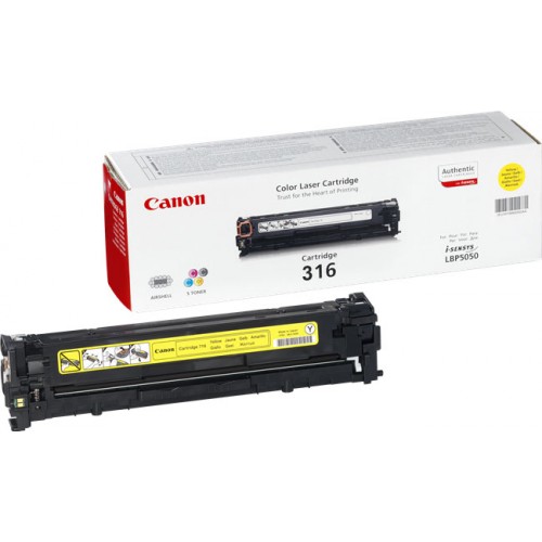 Canon 316 YELLOW TONER FOR LBP5050/N -1.5K
