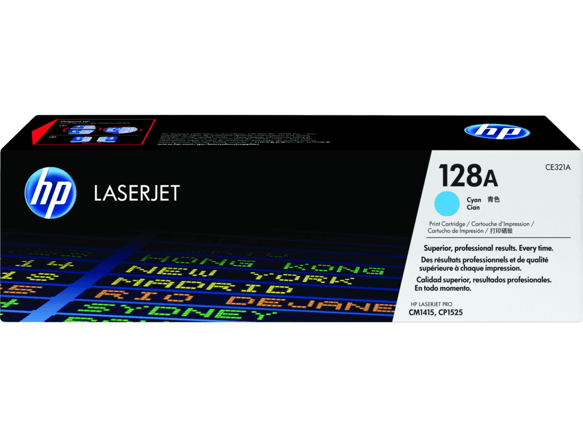 HP 128A CYAN LASERJET PRO -1300 pages
