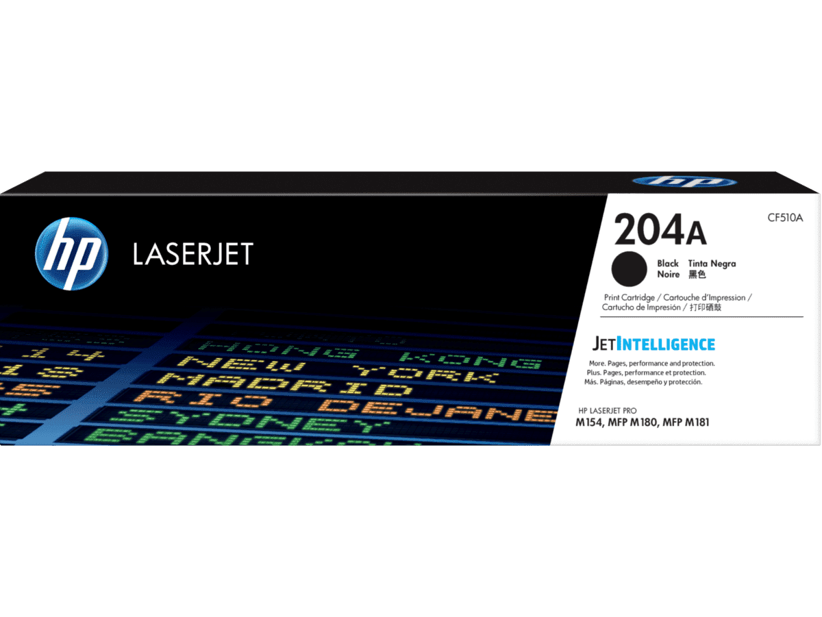 HP 204A Black LaserJet Toner Cartridge - 1100 pages