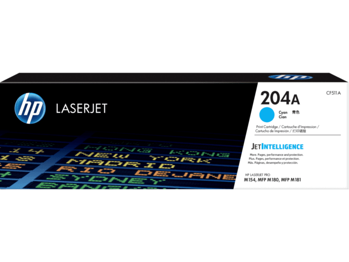 HP 204A CYAN LaserJet Toner Cartridge - 900pages