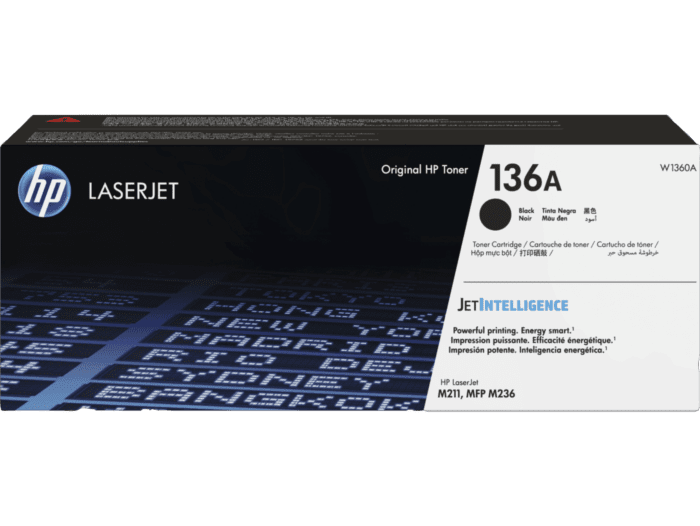 HP 136A Black Original LaserJet Toner Cartridge -1150 pages