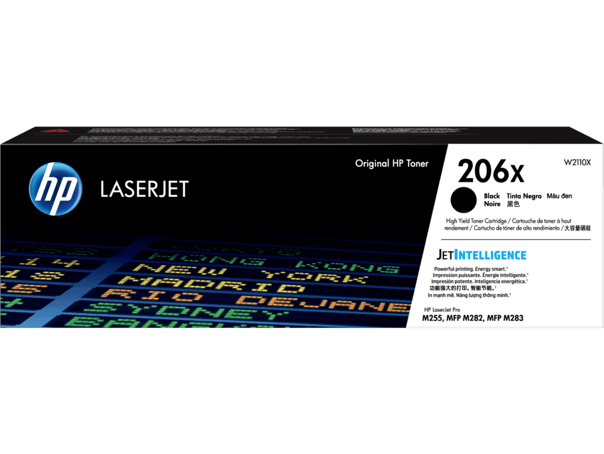 HP 206X BLACK TONER CARTRIGDE - 3150 pages