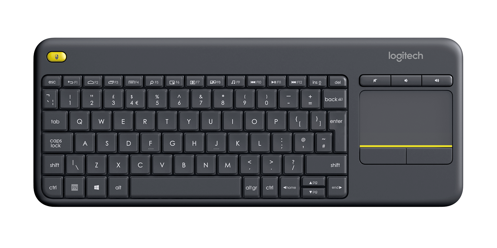 Logitech K400 PLUS WIRELESS KEYBOARD WHITE