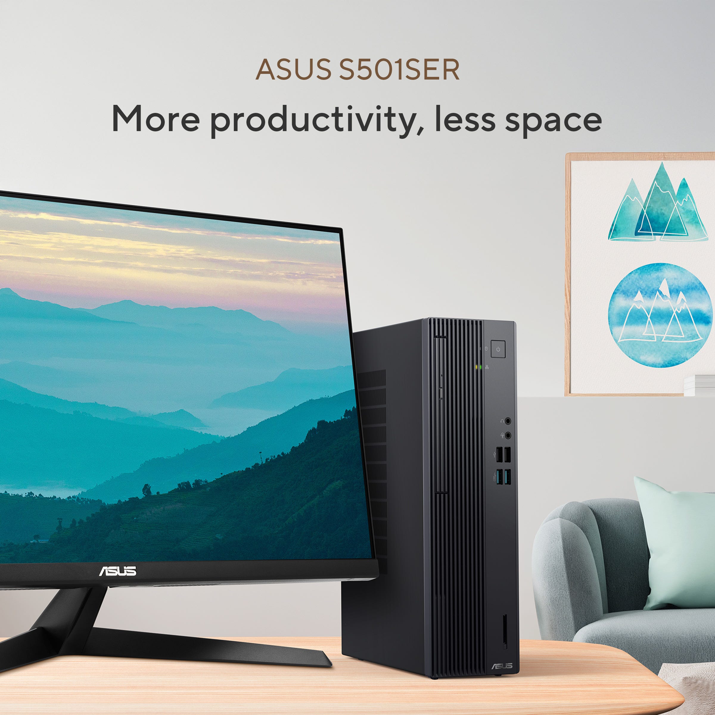 ASUS INTEL i3-14100-8GB RAM/512GB SSD/Intel UHD Graphics/ OFFICE H&…