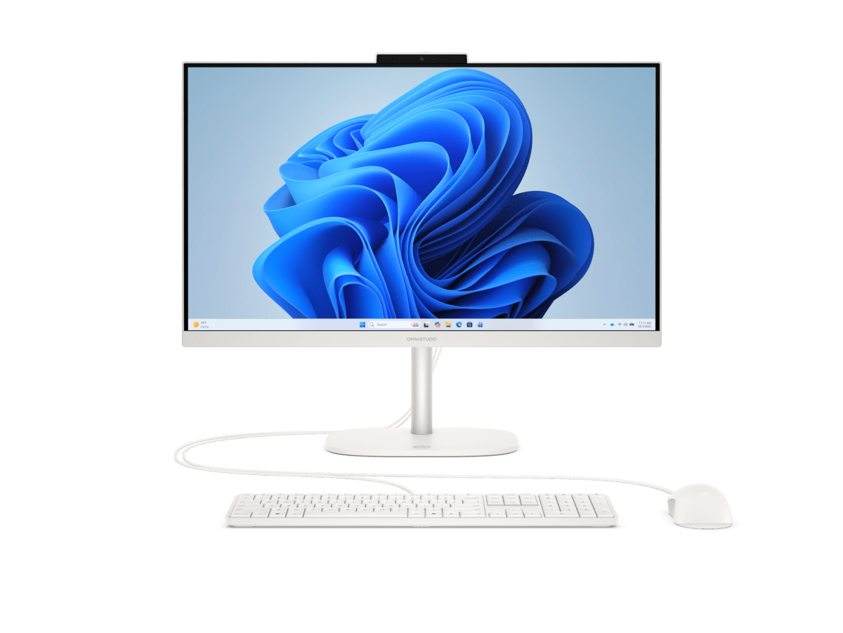 HP OMNISTUDIO ALL-IN-ONE DESKTOP -Casmere White AMD Ryzen 3-30/8GB …