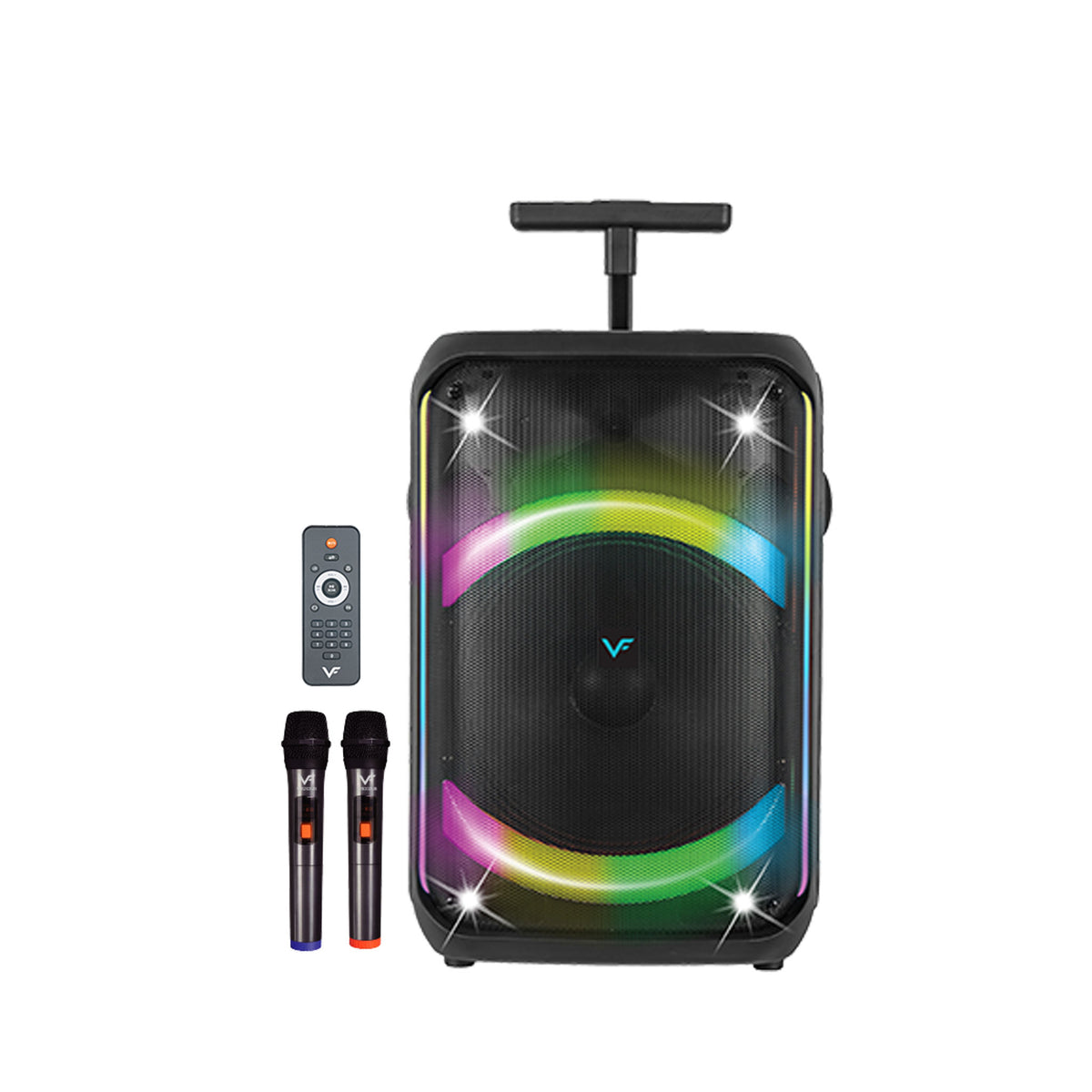 VINNFIER TANGO 606WMB PORTABLE SPEAKER WITH 2 WIRELESS MIC