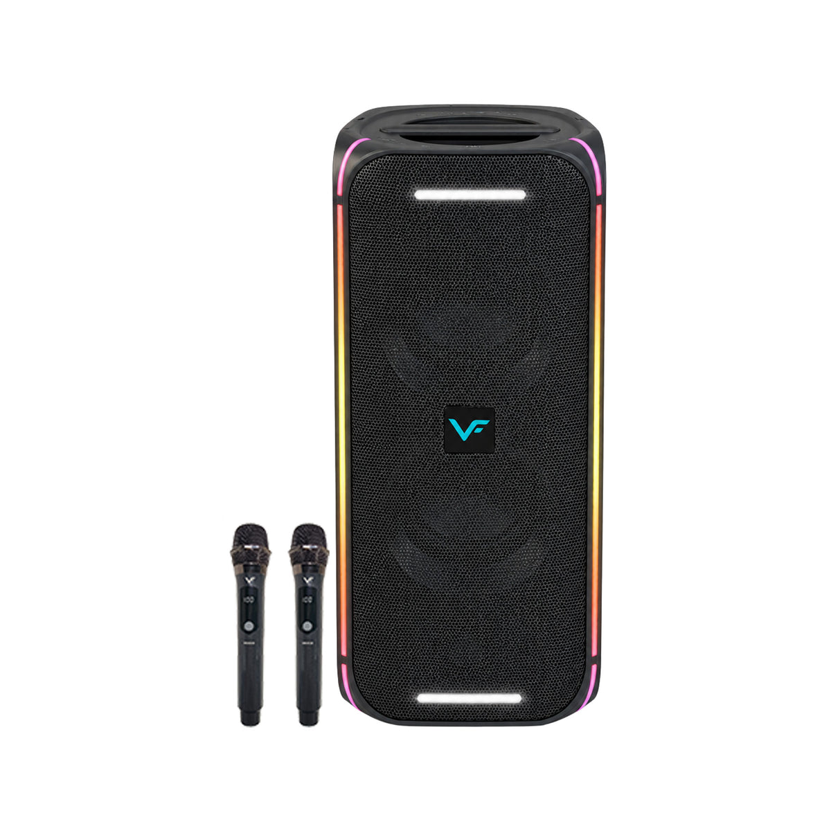 VINNFIER TANGO STUDIO 1 PORTABLE PARTY BLUETOOTH SPEAKER WITH 2 WIRELESS MIC
