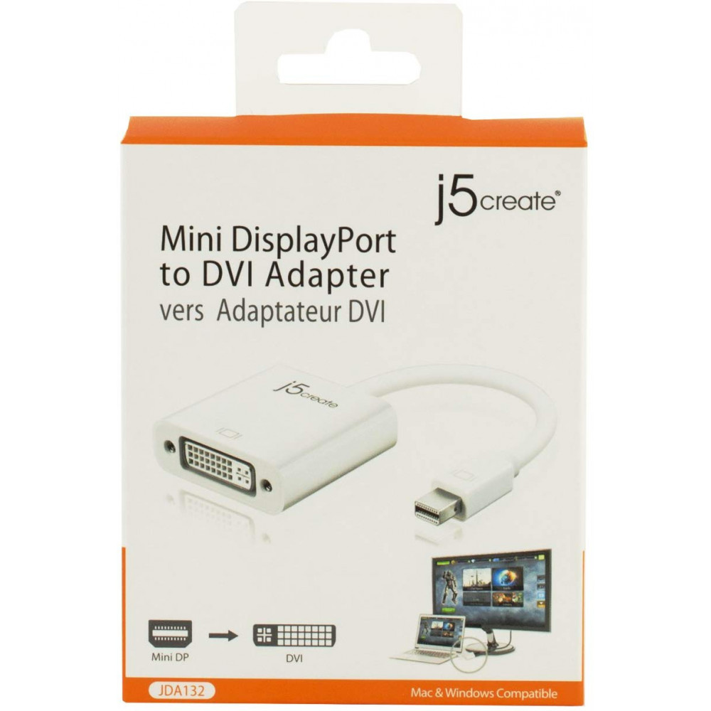 J5 MINI DP TO DVI ADAPTER JDA132