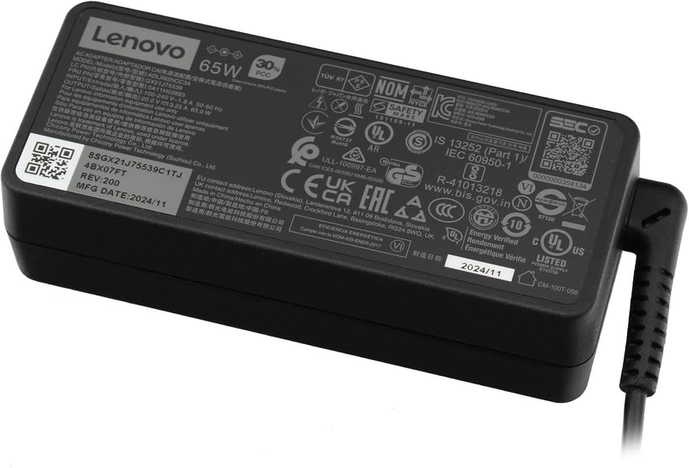 LENOVO ADAPTER 65W 20V 3.25A (4.0*107MM)