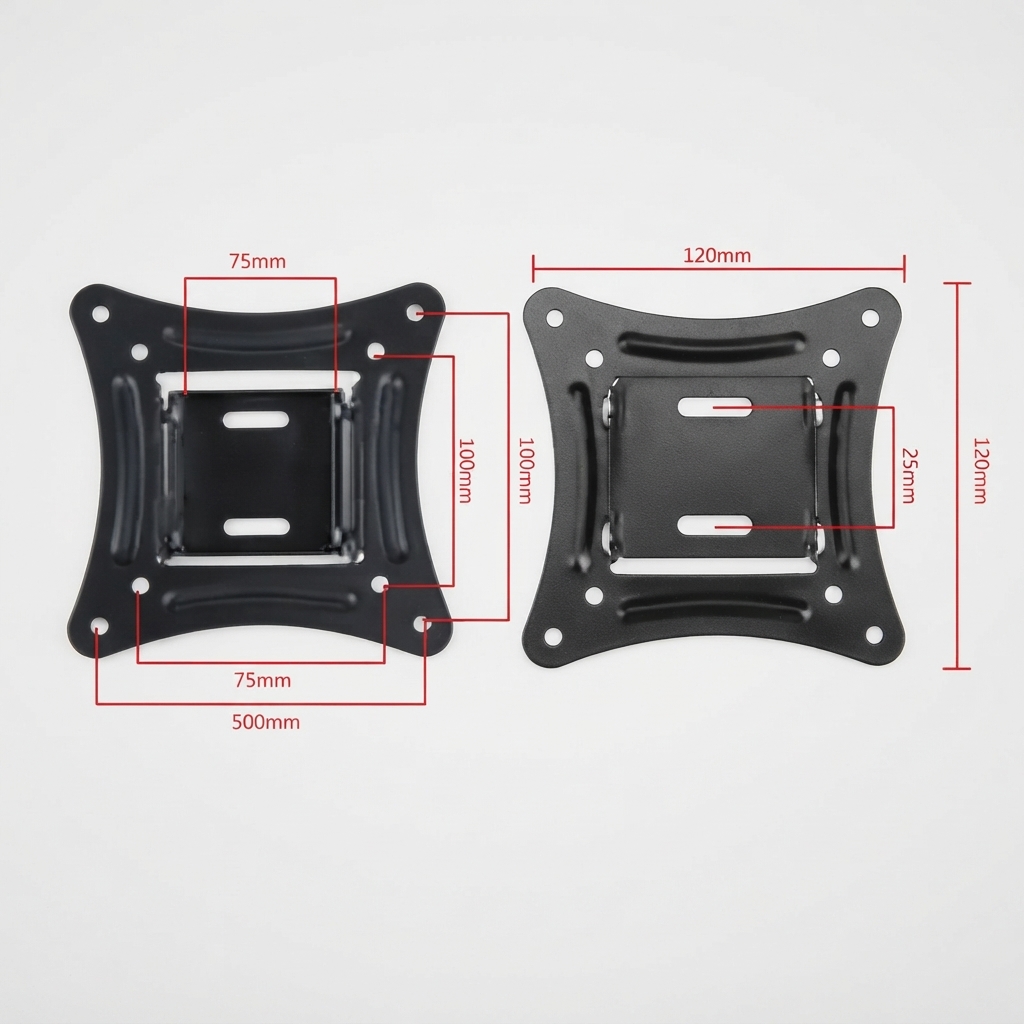 ADJUSTABLE 15 DEGREES LCD MONITER WALL MOUNTED RACK 14-26" INCH TV SCREEN MOUNT BRACKET view 2