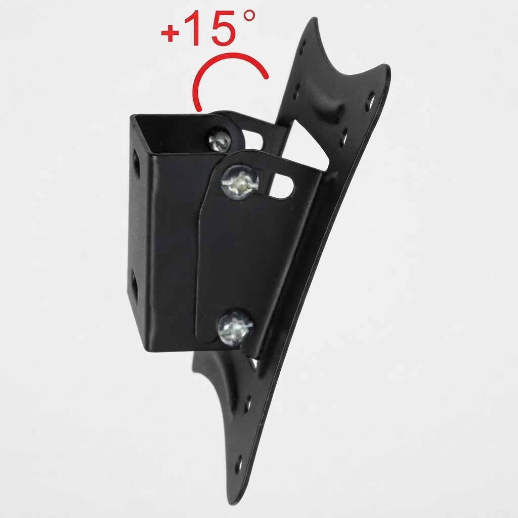 ADJUSTABLE 15 DEGREES LCD MONITER WALL MOUNTED RACK 14-26" INCH TV SCREEN MOUNT BRACKET