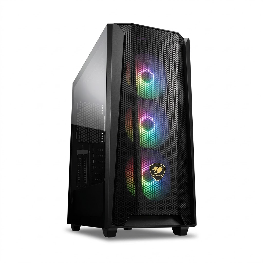 COUGAR CASE MX660 MESH RGB-L WITH 3PCS aRGB FANS CASING