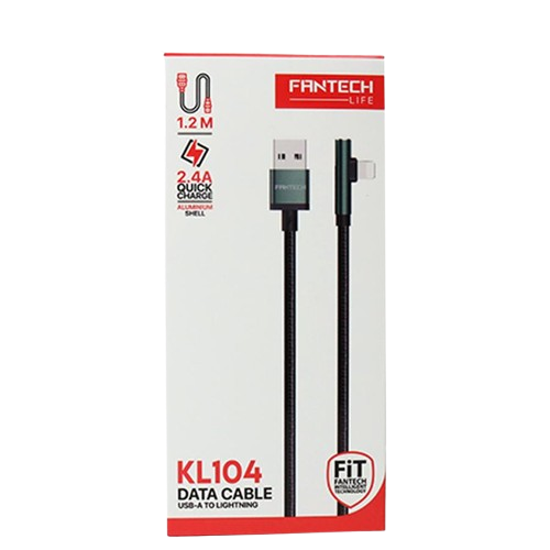 FANTECH KL104 1.2M LIGHTNING USB DATA CABLE