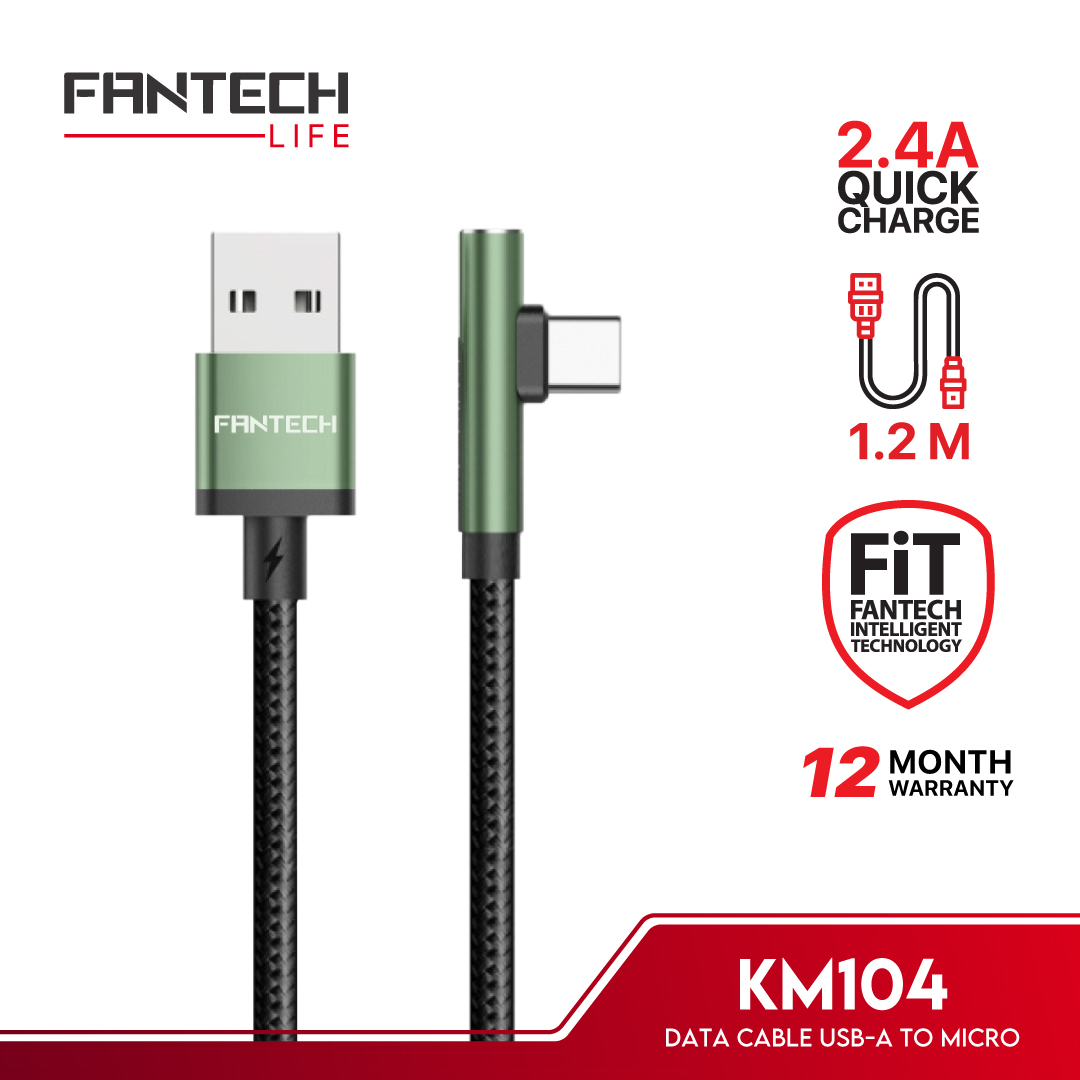 FANTECH KM104 1.2M MICRO USB DATA CABLE