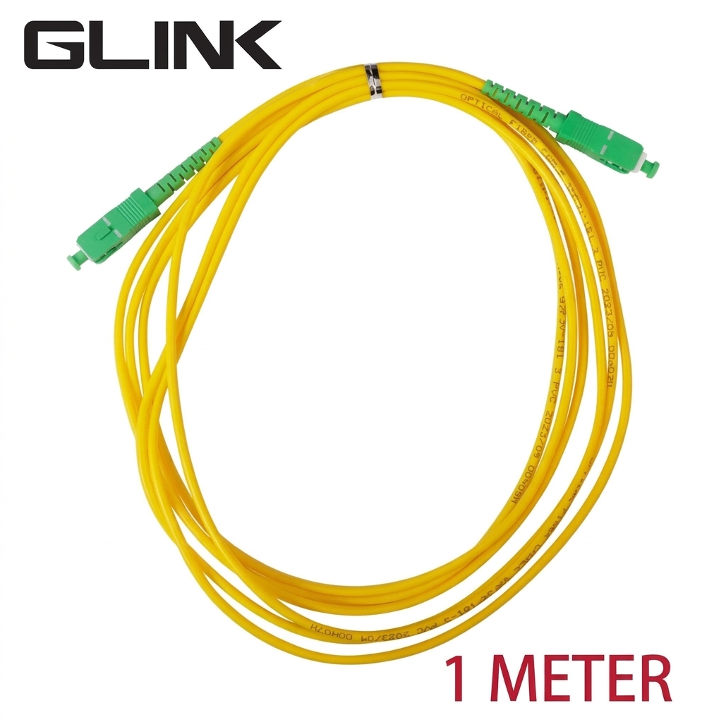 GLINK (GLF-105) 1 METER FIBER PATCH CORD (SC/UPS-SC/UPS/3.0)