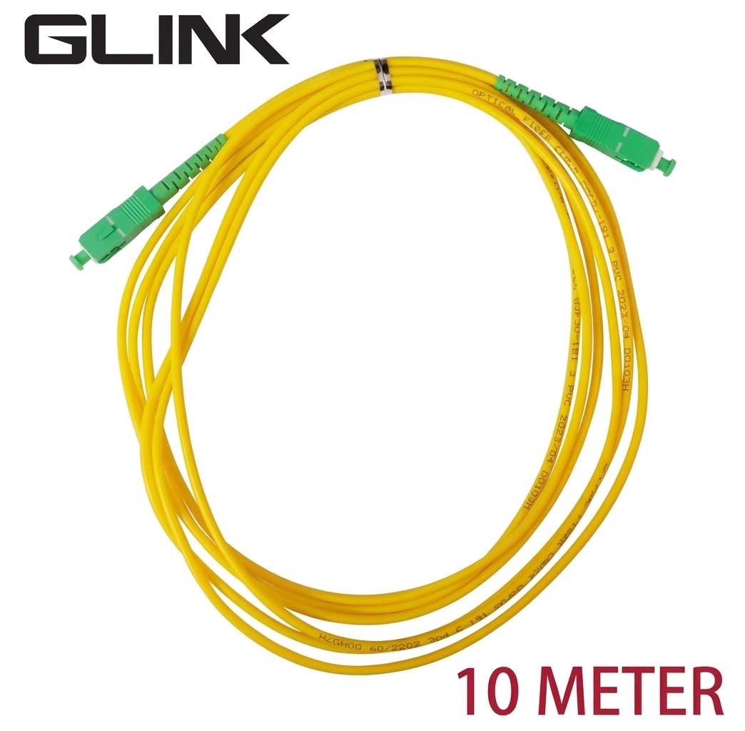 GLINK (GLF-105) 10 METER FIBER PATCH CORD (SC/UPS-SC/UPS/3.0)
