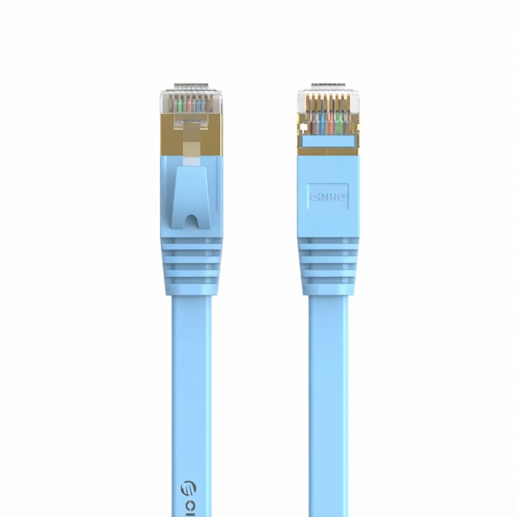 ORICO PUG-C7B 15M CAT7 10Gbps FLAT NETWORK CABLE -BLUE
