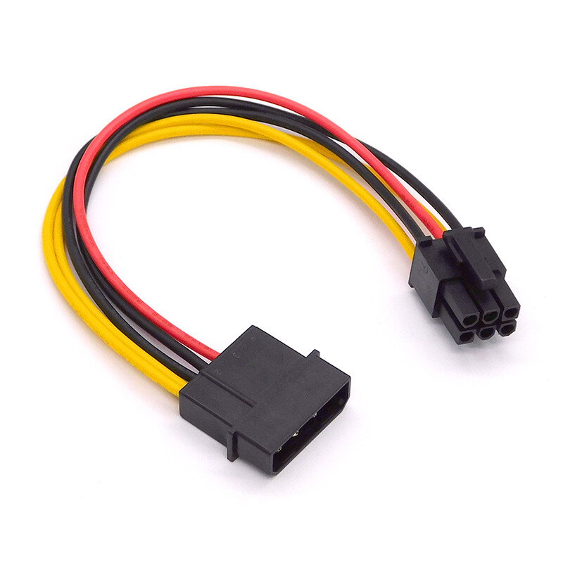 PW4M/6F 4PIN-M TO PCI-E 6PIN F