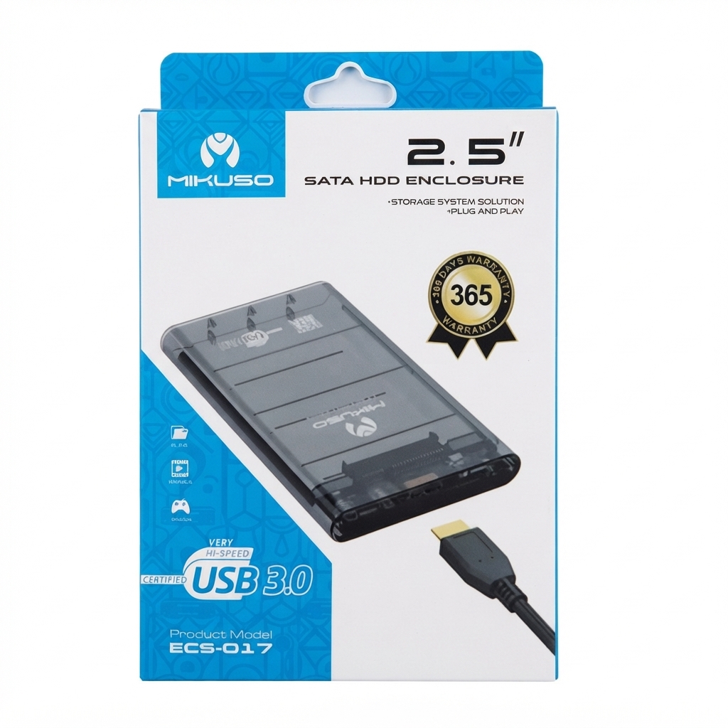 MIKUSO ECS-017 ENCLOSURE USB 3.0 SATA HDD