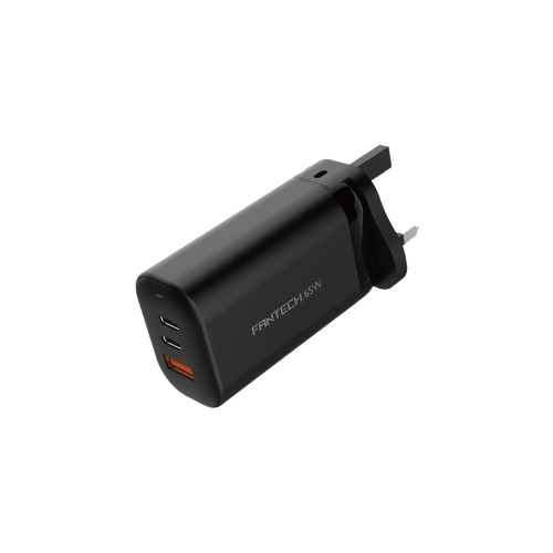FANTECH CWG302 GAN CHARGER 65W TRIPLE PORT (2PD+USB)