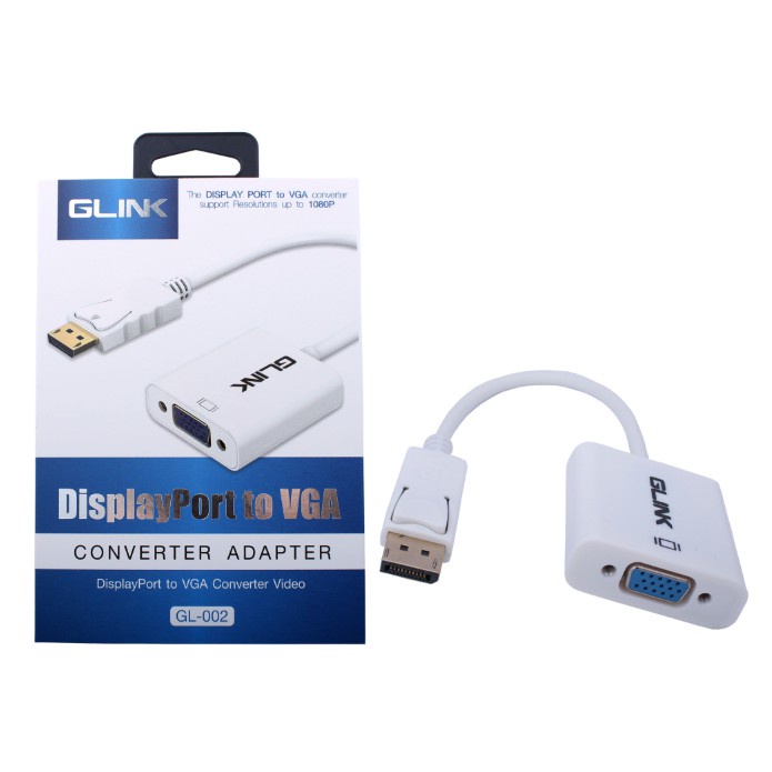 GLINK DP TO VGA CONVERTER ADAPTER (20CM) - CB349 BK