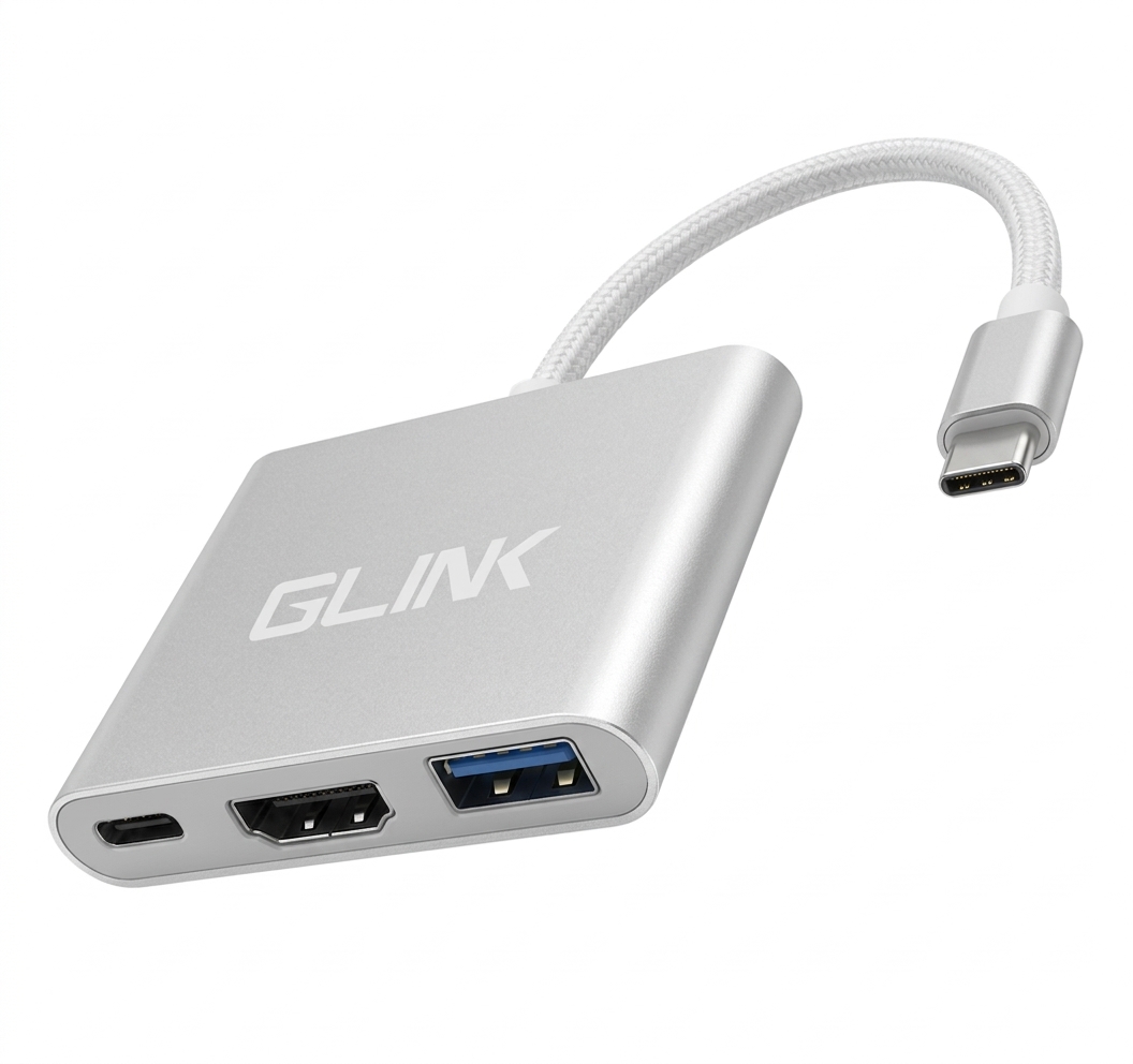 GLINK TYPE C TO TYPE C + HDMI + USB CB334 SR