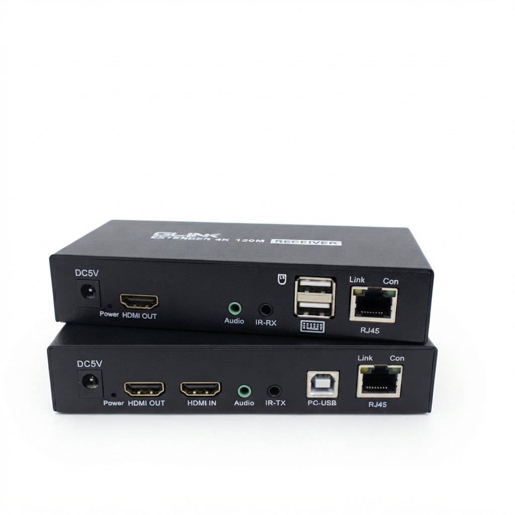 GLINK GL40 4K EXTENDER HDMI 120 METER - TV128BK