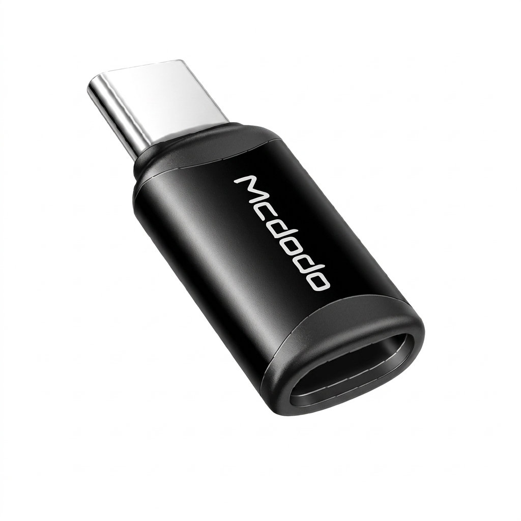 MCDODO LIGHTNING TO TYPE-C CONNECTOR -BLACK (OT7700)