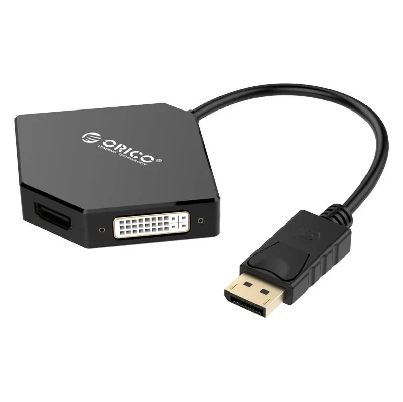 ORICO DPT-HDV3 DISPLAY PORT TO HDMI DVI VGA CONVERTER ADAPTER