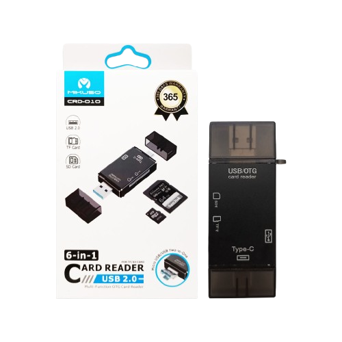 MIKUSO CARD READER 6 IN 1 (MICRO USB + USB) CRD-010